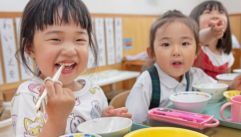 「おいしい！」と感じてもらえる食事作りを大切にしています。